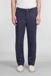 Santaniello Flip Ffevo Pants In Blue Cly In Blue