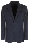 Santaniello Giacca Cotone Icegab Gabardina Doppio Ritorto In Ice Cotton High Twist In B Blu Notte