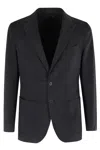 Santaniello Gabardina Soft Touch Con Smeriglio In Black