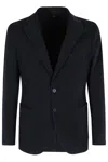 Santaniello Gabardina Soft Touch Con Smeriglio In Blue