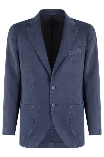 Santaniello Giacca Due Bottoni In B Blu