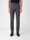 Santaniello Gabardine Chino Trousers In Gray