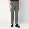 Santaniello Green Wool Blend Trousers In Green