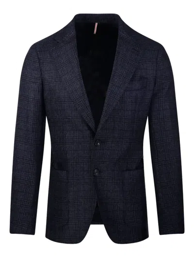 SANTANIELLO HOUNDSTOOTH-PATTERN BLAZER