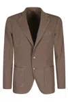 Santaniello Giacca Cotone Icegab Gabardina Doppio Ritorto In Ice Cotton High Twist