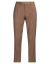 Santaniello Il Viaggiatore Man Pants Khaki Size 32 Polyester, Wool, Elastane In Beige