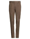 Santaniello Il Viaggiatore Man Pants Khaki Size 38 Polyester, Wool, Elastane In Sand