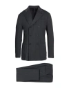 Santaniello Il Viaggiatore Man Suit Charcoal Size 40 Polyester, Wool, Elastane In Gray