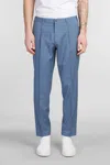 Santaniello Irno Evo Pants In Blue Wool In Blue