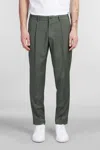 Santaniello Irno Evo Pants In Green Wool In Green