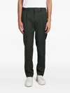 Santaniello Irno Evo Pants In Black Cotton In Green