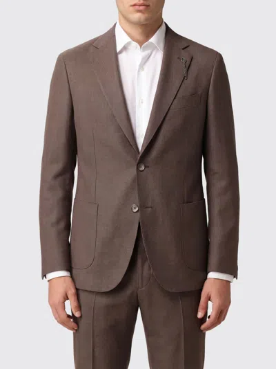 Santaniello Jacket Men Color Dark In Brown