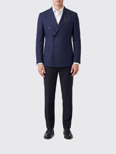 Santaniello Jacket Men In Blue