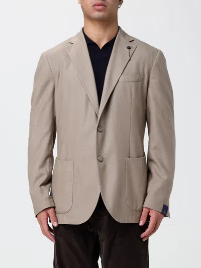 Santaniello Jacket Men Color Brown In Neutral