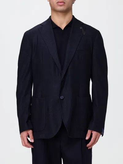 Santaniello Jacket Men Color Green In Blue