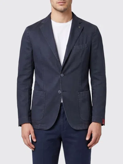 Santaniello Jacket Men  In Blue