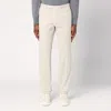 Santaniello Light Beige Cotton Trousers In Beige