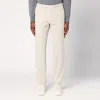 Santaniello Light Beige Cotton Trousers In Beige