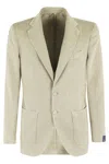 Santaniello Lightweight Two-button Jacket With Notched Lapel