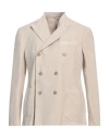 Santaniello Man Blazer Ivory Size 36 Cotton, Linen In Beige