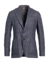 Santaniello Man Blazer Blue Size 38 Wool, Polyester, Polyamide