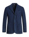 Santaniello Man Blazer Blue Size 42 Wool