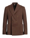 Santaniello Man Blazer Khaki Size 44 Wool In Beige