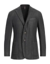 Santaniello Man Blazer Lead Size 42 Wool, Polyester In Grey
