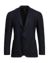 Santaniello Man Blazer Midnight Blue Size 38 Wool, Polyamide, Polyester