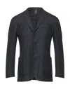 Santaniello Suit Jackets In Dark Blue