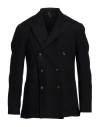 Santaniello Man Blazer Midnight Blue Size 44 Wool In Midnight Blue