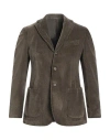 Santaniello Man Blazer Military Green Size 36 Cotton