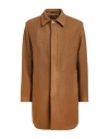Santaniello Man Coat Khaki Size 42 Wool, Polyamide In Beige