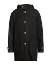 Santaniello Man Coat Military Green Size 40 Cashmere, Polyamide In Green