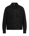 Santaniello Man Jacket Black Size 42 Wool, Polyamide, Cashmere, Elastane