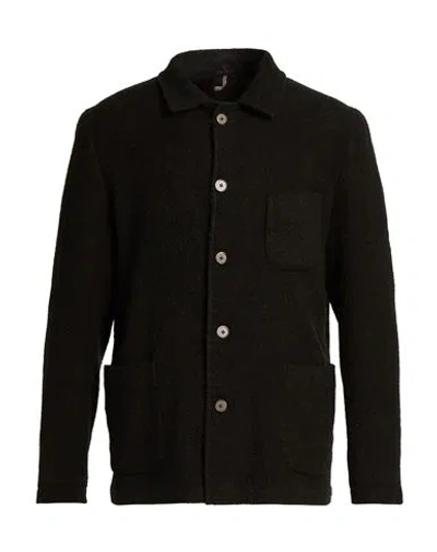 Santaniello Man Jacket Dark Green Size 40 Wool, Polyamide, Elastane