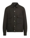 Santaniello Man Jacket Dark Green Size 42 Wool, Polyamide, Cashmere, Elastane