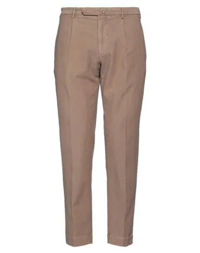 Santaniello Man Pants Beige Size 30 Cotton, Elastane In Beige