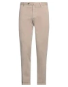Santaniello Man Pants Beige Size 38 Cotton, Lycra, Elastane In Beige