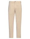 Santaniello Man Pants Beige Size 40 Cotton, Elastane