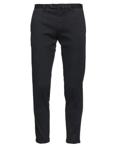 Santaniello Man Pants Black Size 38 Cotton, Elastane