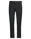 Santaniello Man Pants Black Size 34 Polyester, Wool, Elastane