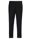 Santaniello Man Pants Black Size 40 Polyester, Wool, Elastane