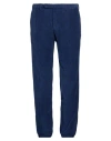 Santaniello Man Pants Blue Size 42 Cotton, Elastane