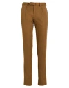 Santaniello Man Pants Brown Size 30 Cotton, Linen