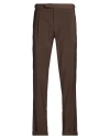 Santaniello Man Pants Brown Size 30 Polyester, Wool, Elastane