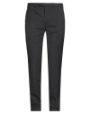 Santaniello Man Pants Charcoal Size 30 Wool In Black