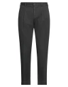 Santaniello Man Pants Dark Brown Size 40 Cotton, Elastane