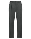 Santaniello Man Pants Dark Green Size 38 Polyester, Wool, Elastane