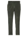 Santaniello Man Pants Green Size 38 Cotton, Elastane